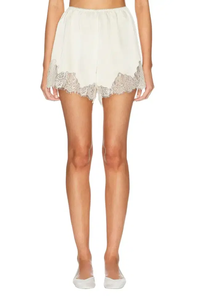Citizens of Humanity Lace Trimmed Tap Short