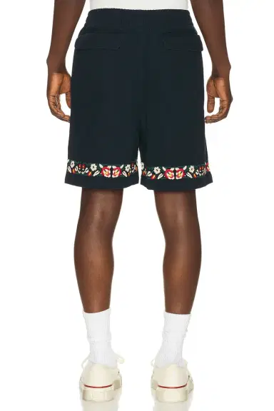 Found Embroidery Twill Floral Shorts | Thumbnail 2