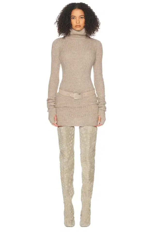 Helsa Lauren Mini Knit Dress