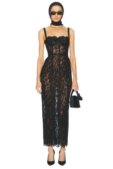 Helsa The Lace Column Dress | Thumbnail 1 Helsa The Lace Column Dress | Thumbnail 1