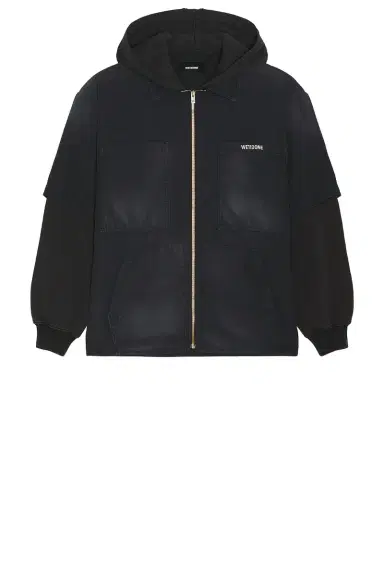 We11Done Faded Layered Hoodie Jacket | Thumbnail 4 We11Done Faded Layered Hoodie Jacket | Thumbnail 4