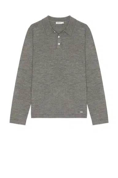 Simkhai Reynolds Long Sleeve Polo | Thumbnail 4