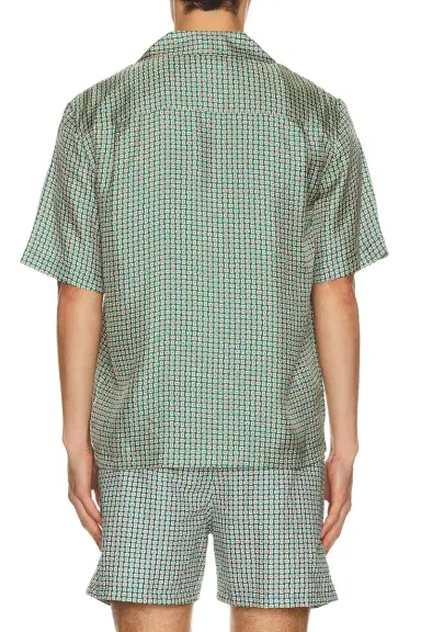 Simkhai Clarke Printed Silk Shirt | Thumbnail 2 Simkhai Clarke Printed Silk Shirt | Thumbnail 2