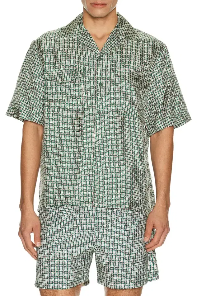 Simkhai Clarke Printed Silk Shirt