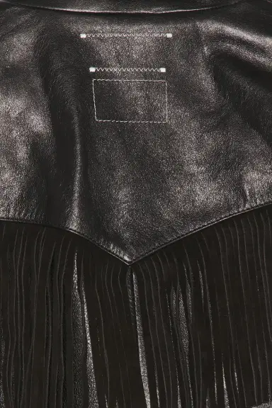 Austin Post Leather Fringed Western Cafe Racer | Thumbnail 5 Austin Post Leather Fringed Western Cafe Racer | Thumbnail 5