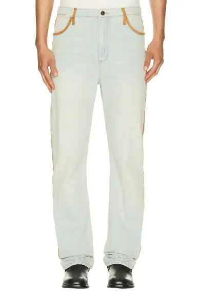 Austin Post Leather Edge Highland Slim Cut Jean | Thumbnail 1