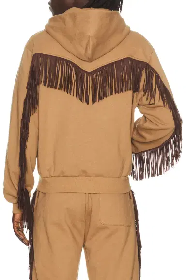 Austin Post Fringed Full Zip Hoodie | Thumbnail 2