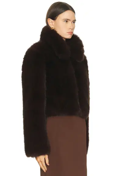 L'Academie Savoie Faux Fur Jacket | Thumbnail 3