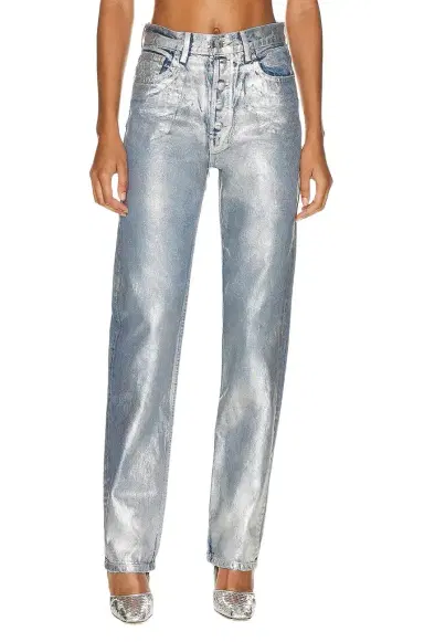 EB Denim High Rise Straight Jeans | Thumbnail 1