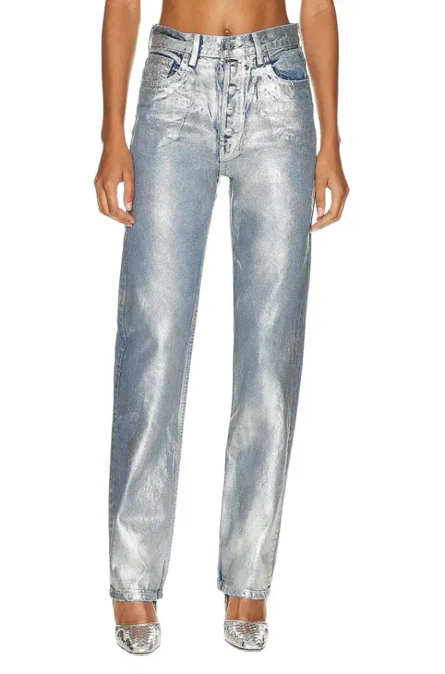 EB Denim High Rise Straight Jeans