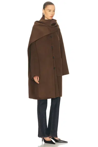 L'Academie Melba Wool Coat | Thumbnail 3