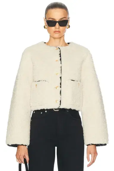 L'Academie Pauchet Reversible Faux Sherpa Jacket | Thumbnail 1 L'Academie Pauchet Reversible Faux Sherpa Jacket | Thumbnail 1