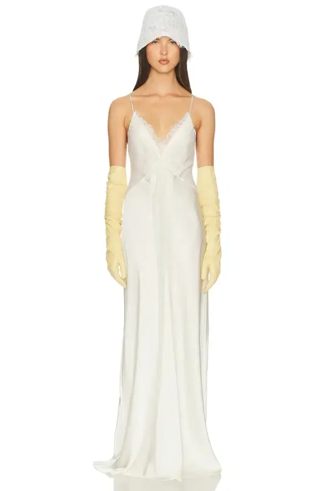 Helsa Mix Media Slip Dress