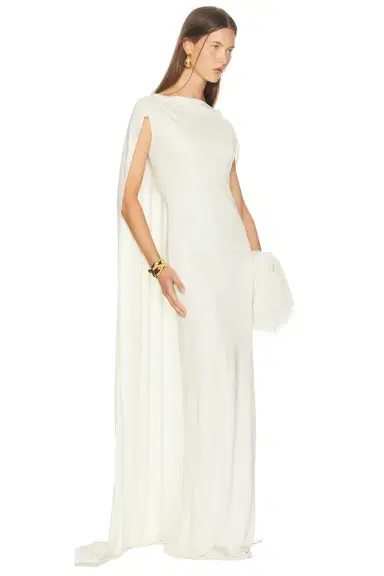 Helsa The Alva Caped Jersey Dress | Thumbnail 1