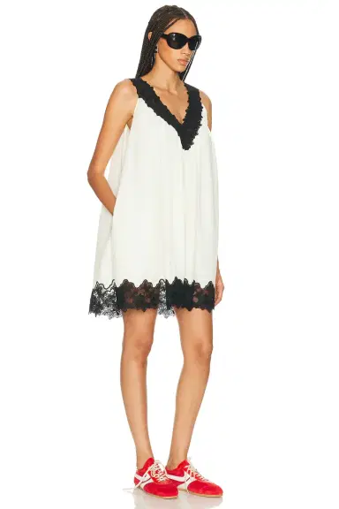 Helsa Mini Dress With Lace | Thumbnail 2
