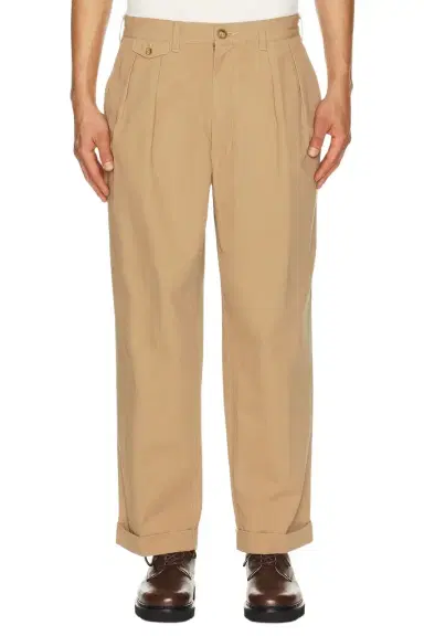 Beams Plus 2 Pleats Trousers Twill | Thumbnail 1