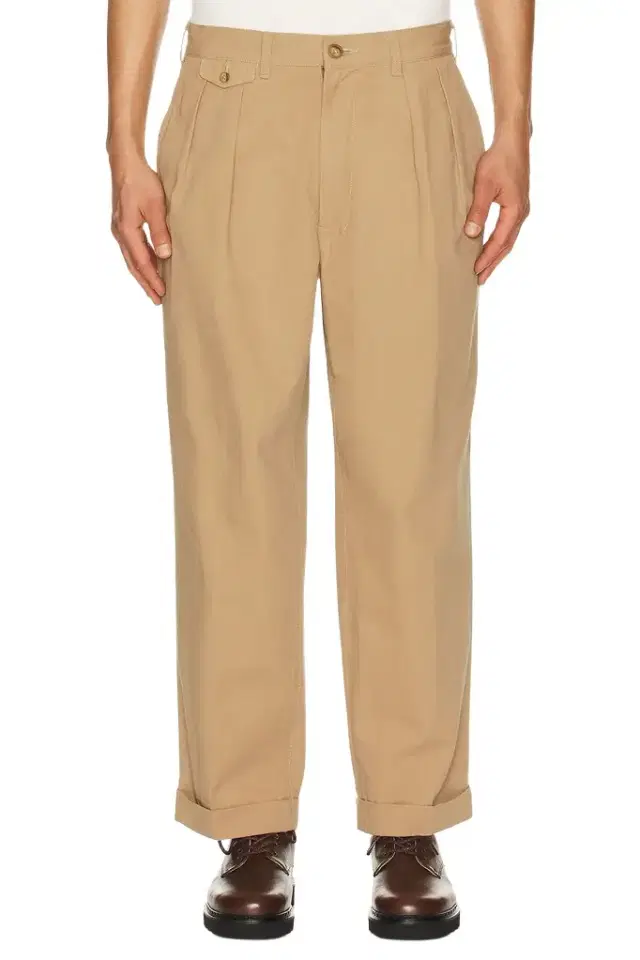 Beams Plus 2 Pleats Trousers Twill