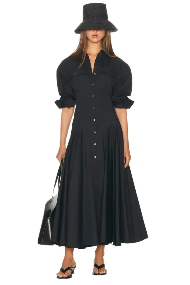 Helsa Godet Shirt Dress