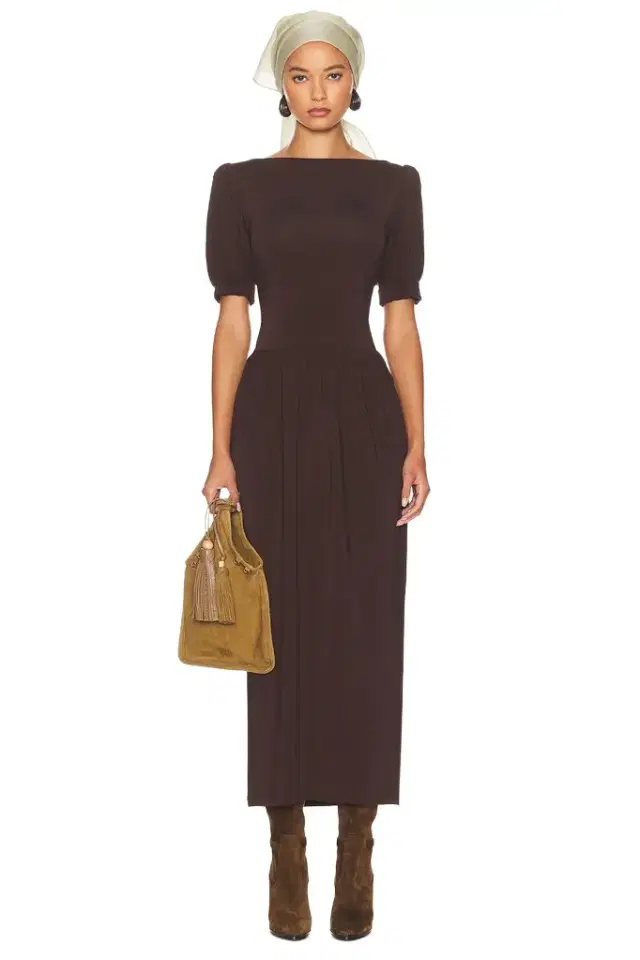 Helsa The Simone Tie Back Jersey Dress