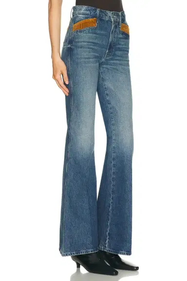 Mother The Pointy Pocket Doozy Hee Jeansl | Thumbnail 2