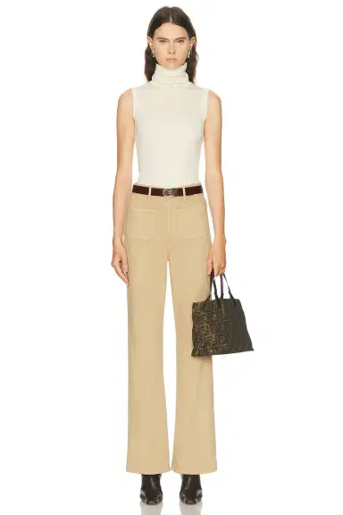 Mother High Waisted Patch Pocket Bookie Sneak Jeans | Thumbnail 5