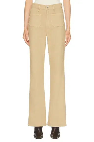 Mother High Waisted Patch Pocket Bookie Sneak Jeans | Thumbnail 1