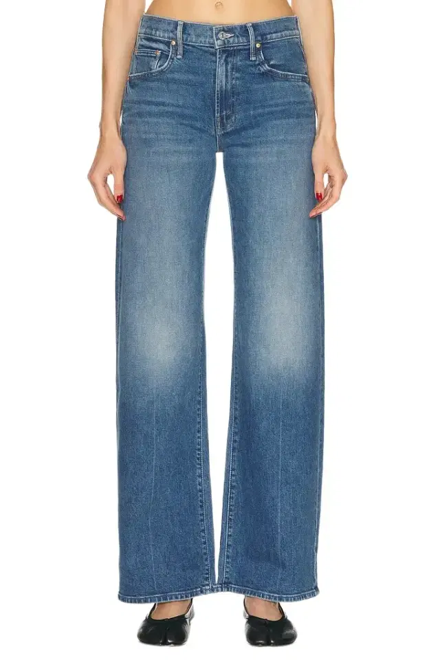 Mother The Mid Rise Lasso Sneak Jeans
