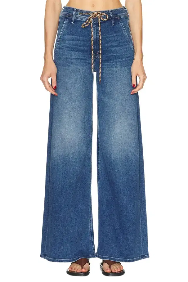 Mother The Drawn Undercover Prep Sneak Jeans