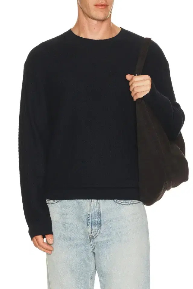 Frame Textured Crewneck Sweater