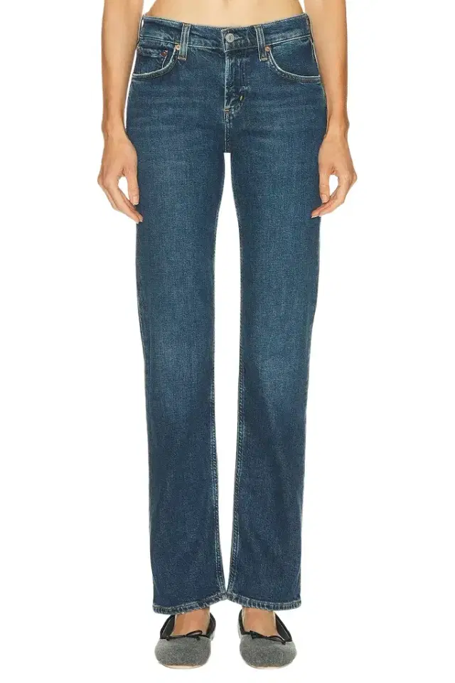 AGOLDE Low Rise Slim Jeans