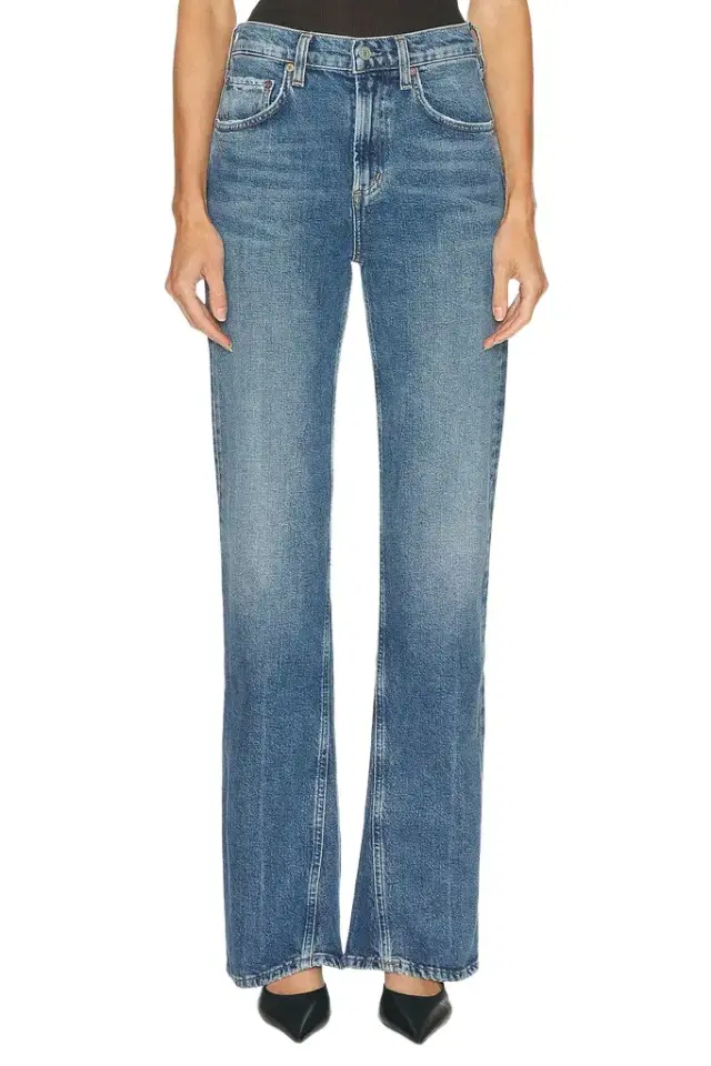 AGOLDE Mid Rise Kick Boot Jeans