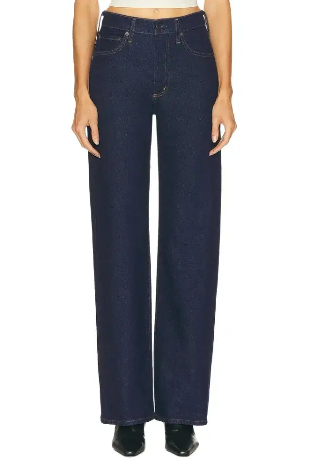 AGOLDE Harper Mid Rise Relaxed Straight Jeans