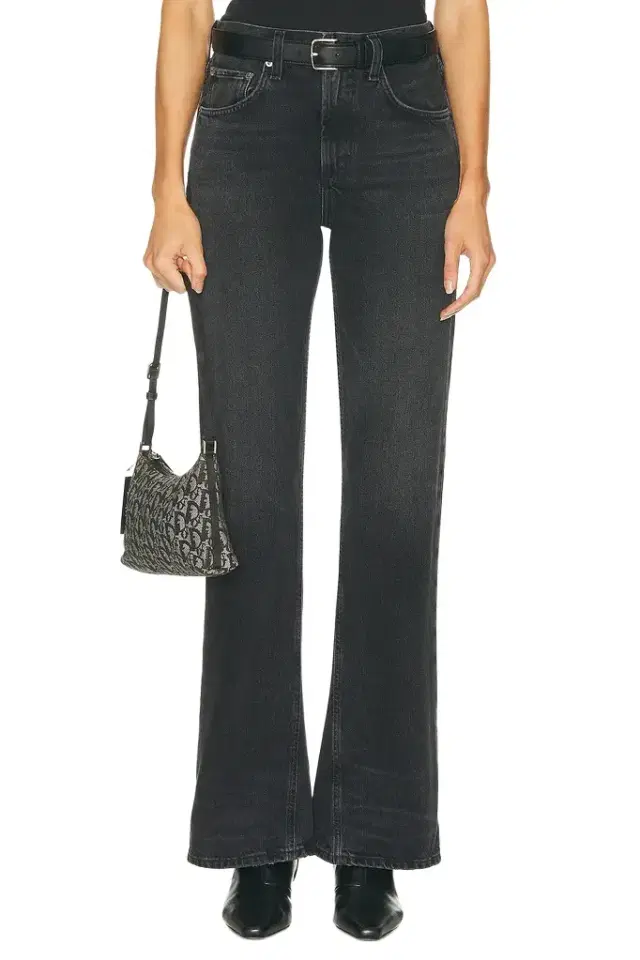 AGOLDE Mid Rise Kick Boot Jeans