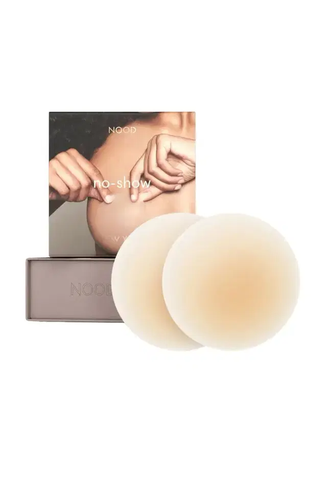 NOOD No-show Reusable Round Nipple Covers 3 Inch