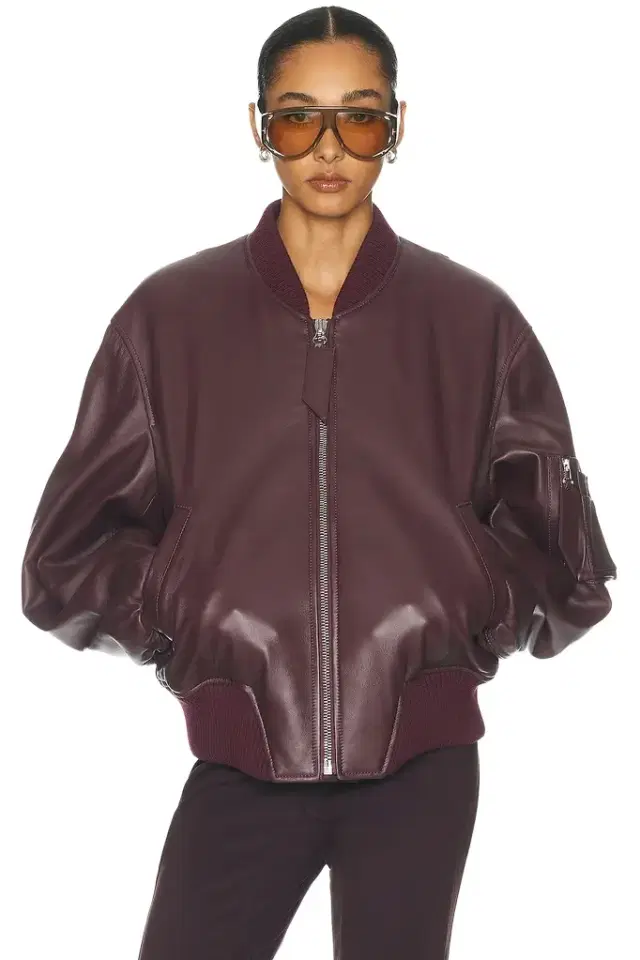 Leather Bomber Jacket Leather Bomber Jacket