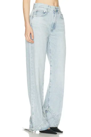 AGOLDE Cinched Hem Loose Taper Jeans | Thumbnail 3