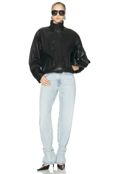 AGOLDE Cinched Hem Loose Taper Jeans | Thumbnail 6