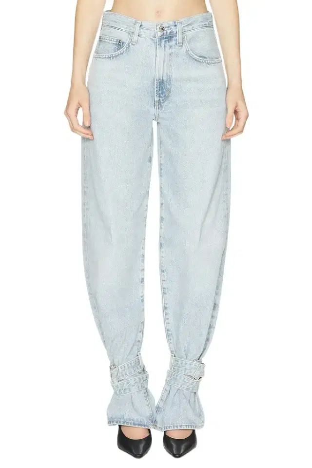 AGOLDE Cinched Hem Loose Taper Jeans