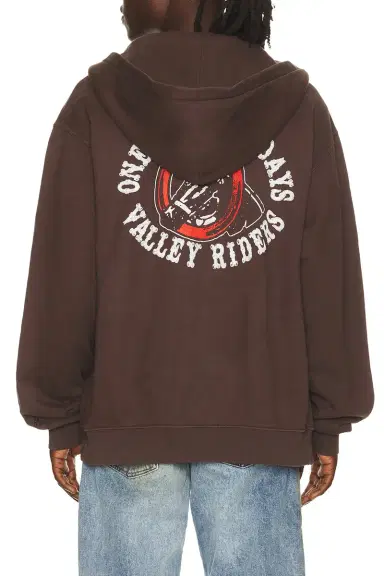ONE OF THESE DAYS Valley Riders Zip Up Hoodie | Thumbnail 2