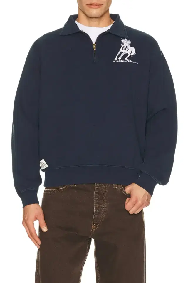 ONE OF THESE DAYS Running Horse Quarter Zip