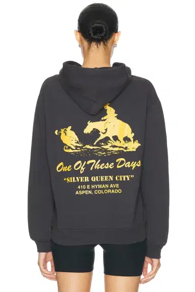 ONE OF THESE DAYS x FWRD Silver Queen City Hoody | Thumbnail 3