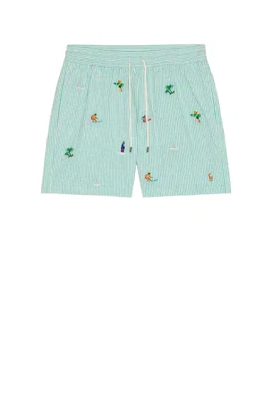 Polo Ralph Lauren Stretch Seersucker Traveler Swim Trunk | Thumbnail 4