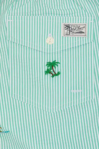 Polo Ralph Lauren Stretch Seersucker Traveler Swim Trunk | Thumbnail 5
