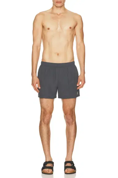 AUTO-REPLY 4 Vertical Pintuck Sebastian Swim Trunk | Thumbnail 3