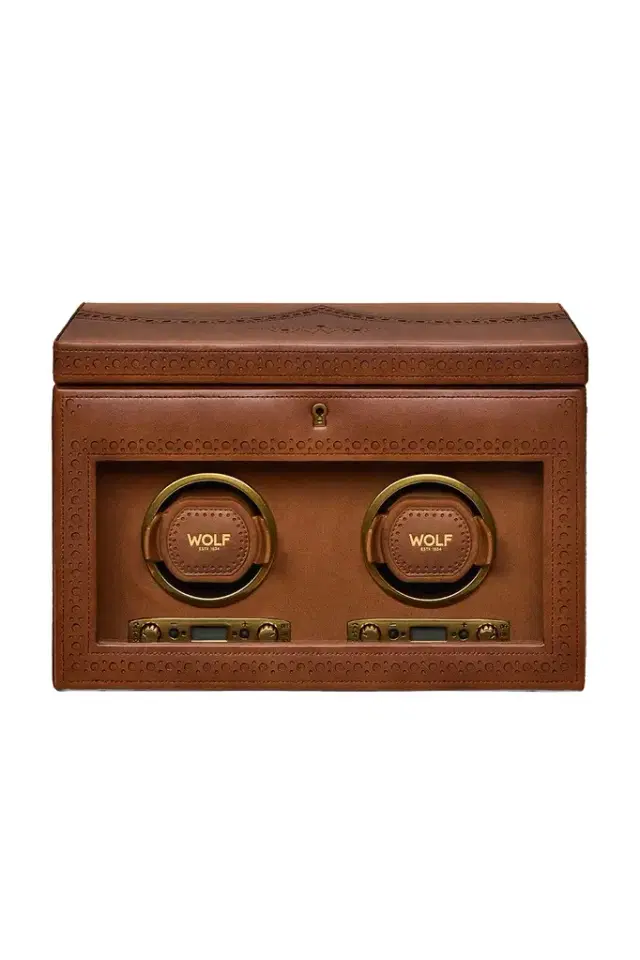 Wolf Brogue Double Winder With Storage
