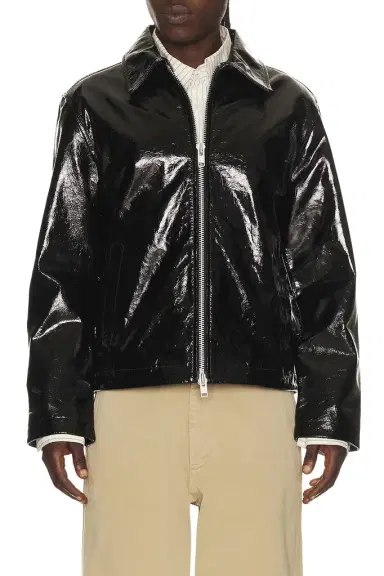 SUNFLOWER Short Leather Jacket | Thumbnail 1 SUNFLOWER Short Leather Jacket | Thumbnail 1