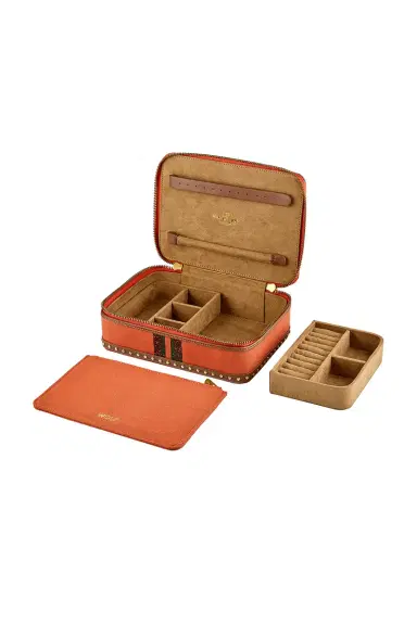 Wolf Ida Travel Zip Jewelry Case With Handle | Thumbnail 4 Wolf Ida Travel Zip Jewelry Case With Handle | Thumbnail 4