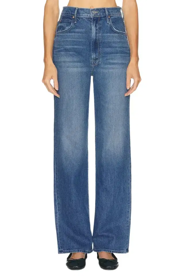 Mother High Waisted Tunnel Vision Sneak Jeans