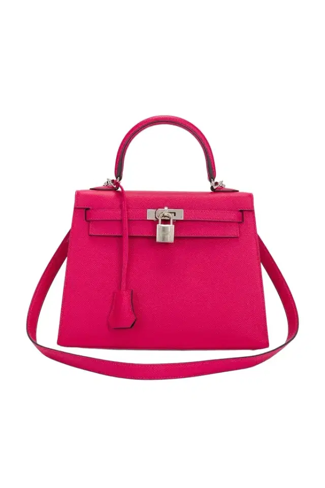 HERMÈS Hermes Epsom Kelly 25 Sellier Handbag