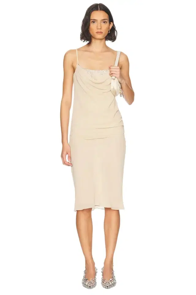 The Attico Sleeveless Midi Dress
